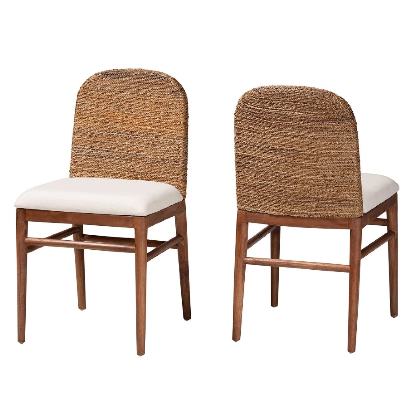 Luxury Upholstered Fabric Modern Dining Chair European Style for Villa