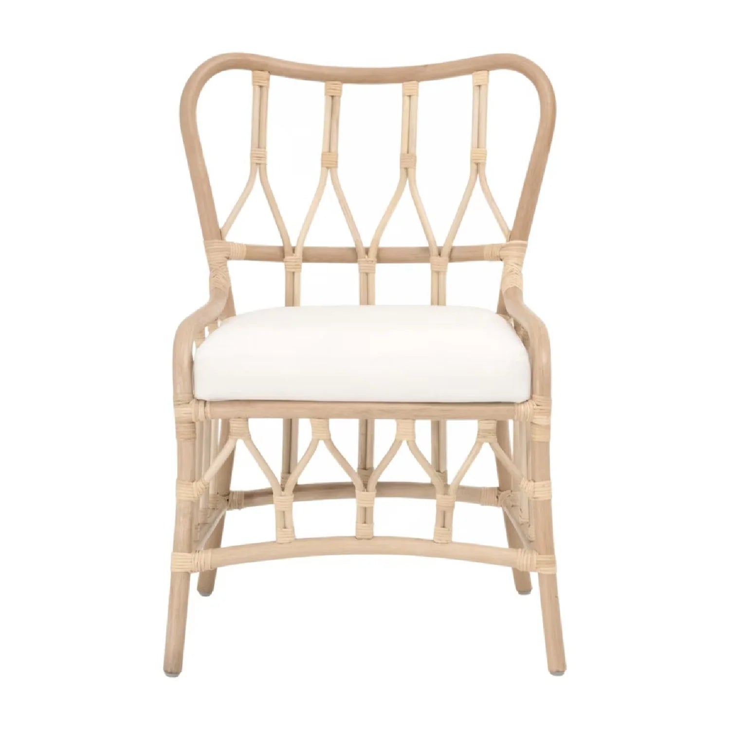 Luxury Upholstered Fabric Modern Dining Chair European Style for Villa