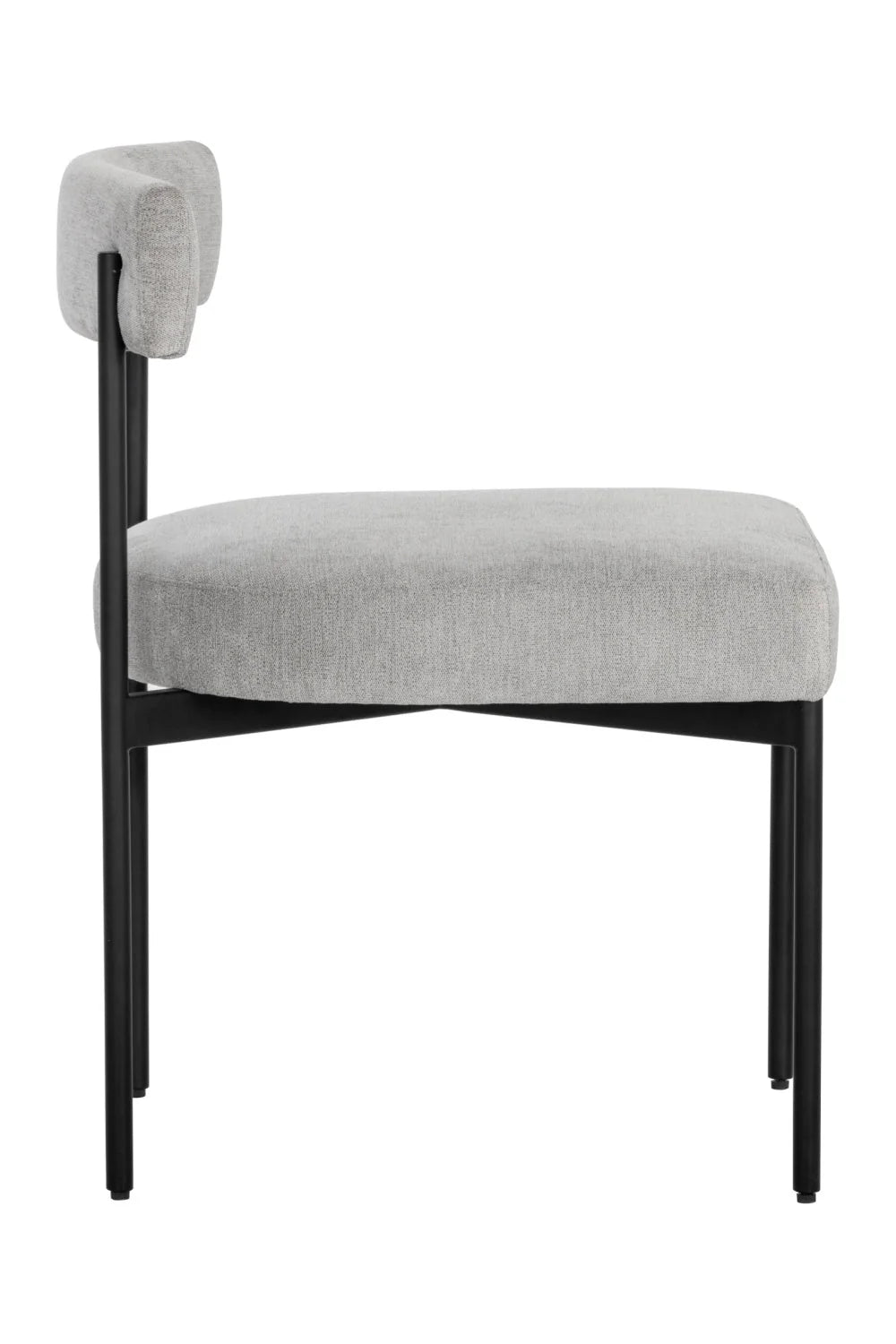 Luxury Upholstered Fabric Modern Dining Chair European Style for Villa