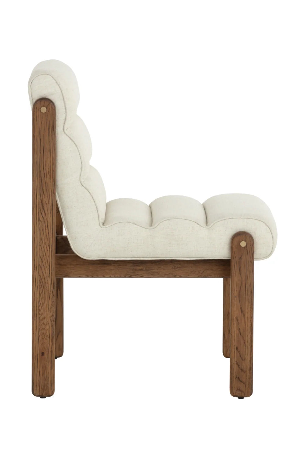Luxury Upholstered Fabric Modern Dining Chair European Style for Villa