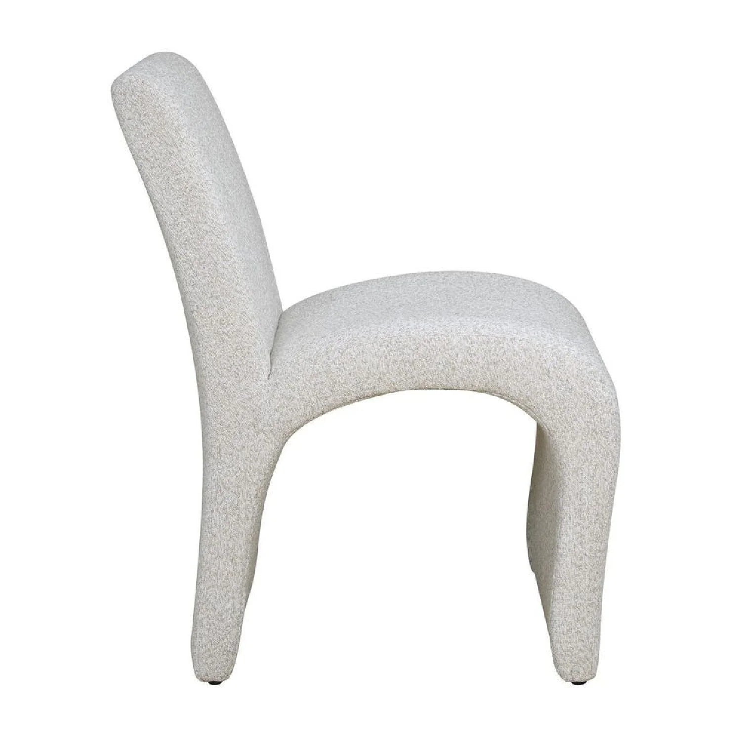 Luxury Upholstered Fabric Modern Dining Chair European Style for Villa