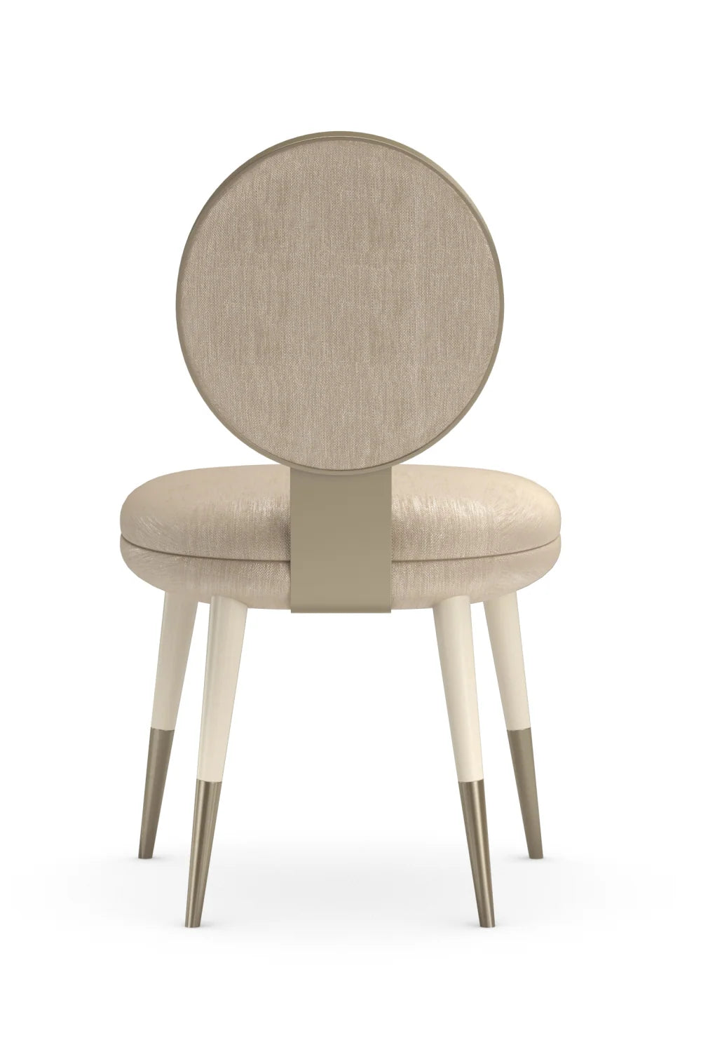Luxury Upholstered Fabric Modern Dining Chair European Style for Villa