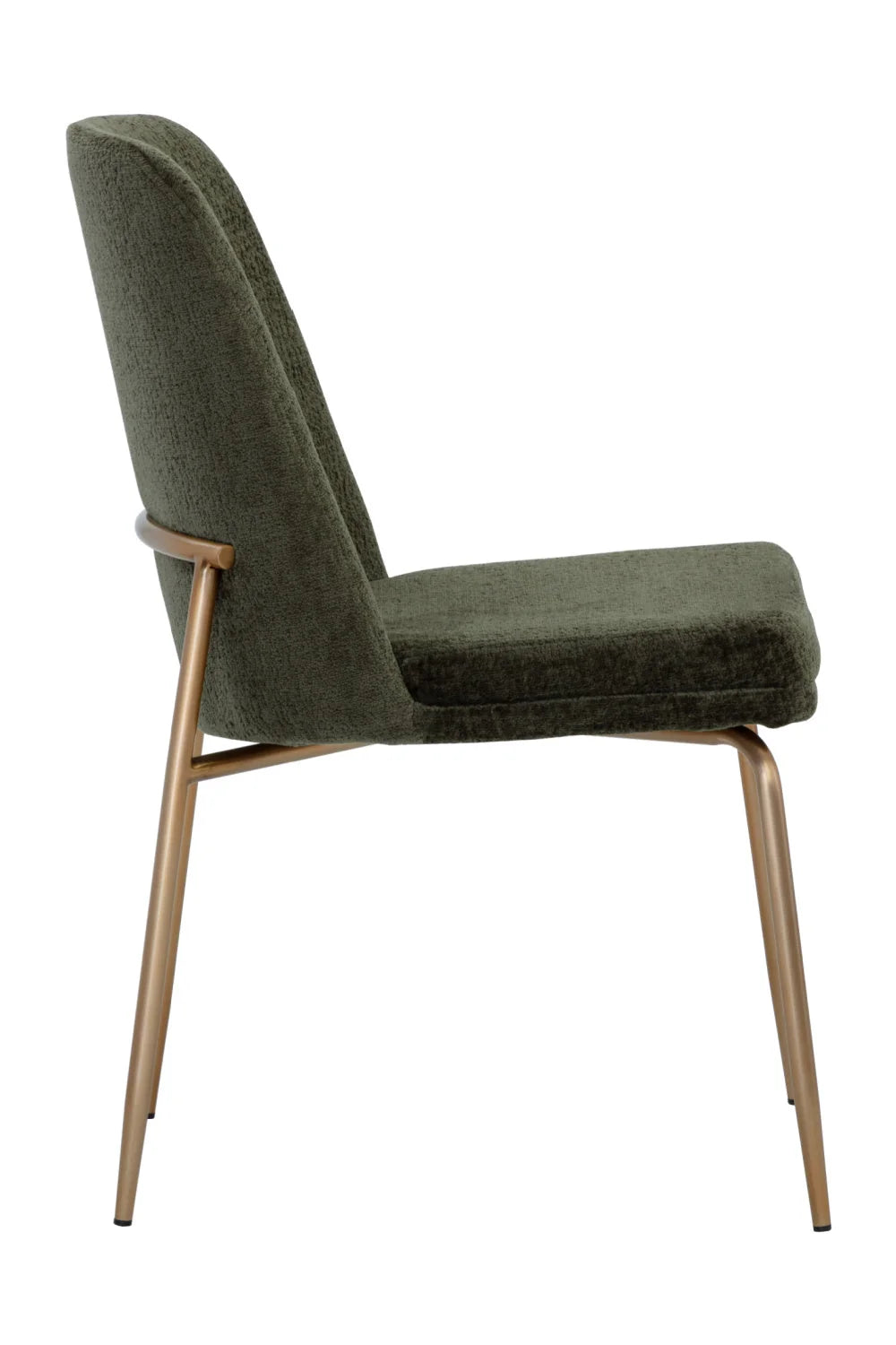 Luxury Upholstered Fabric Modern Dining Chair European Style for Villa