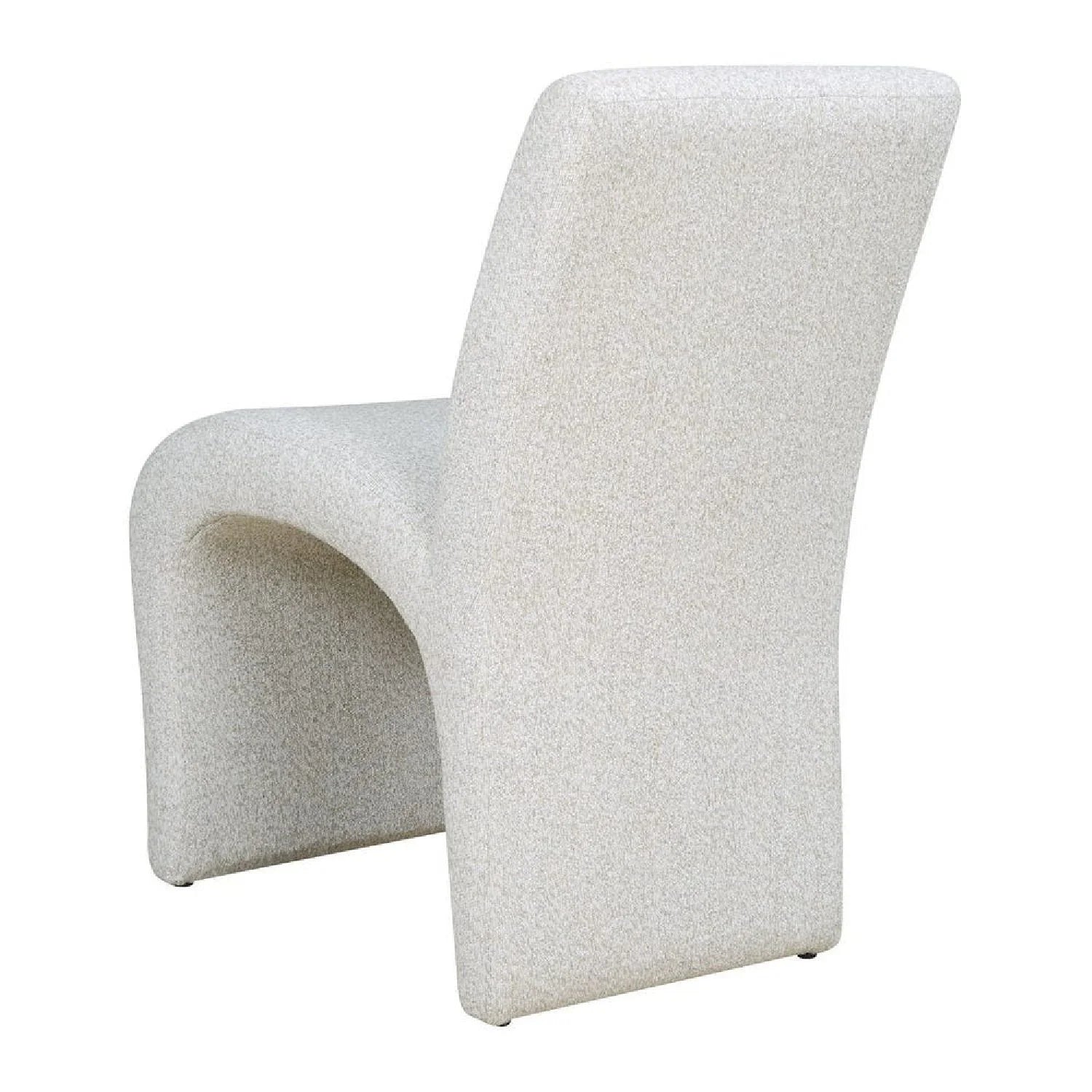 Luxury Upholstered Fabric Modern Dining Chair European Style for Villa