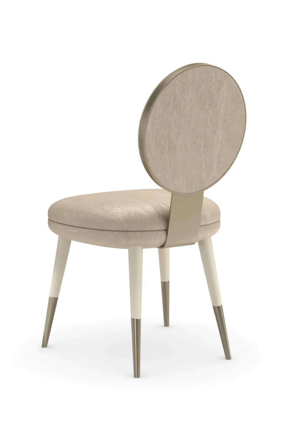 Luxury Upholstered Fabric Modern Dining Chair European Style for Villa