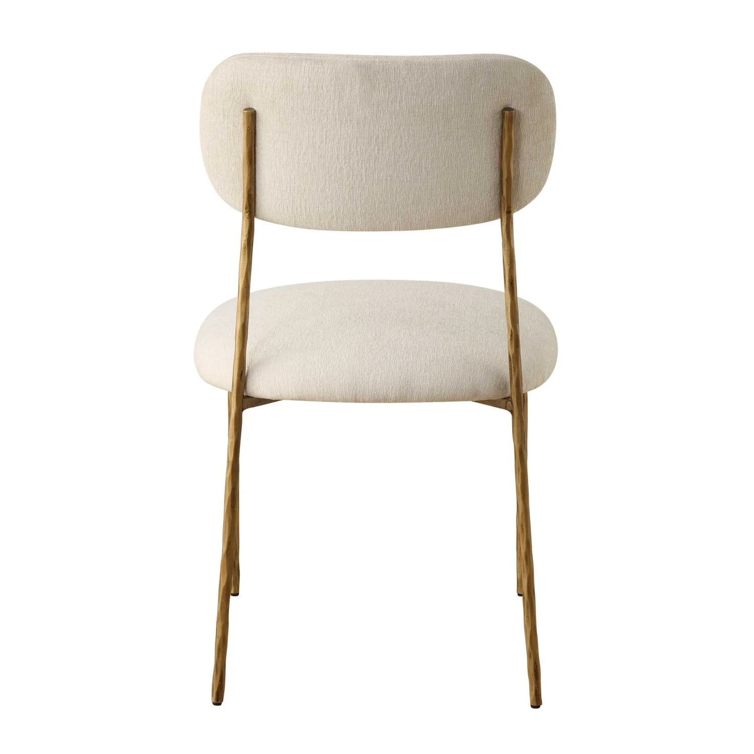 Luxury Upholstered Fabric Modern Dining Chair European Style for Villa