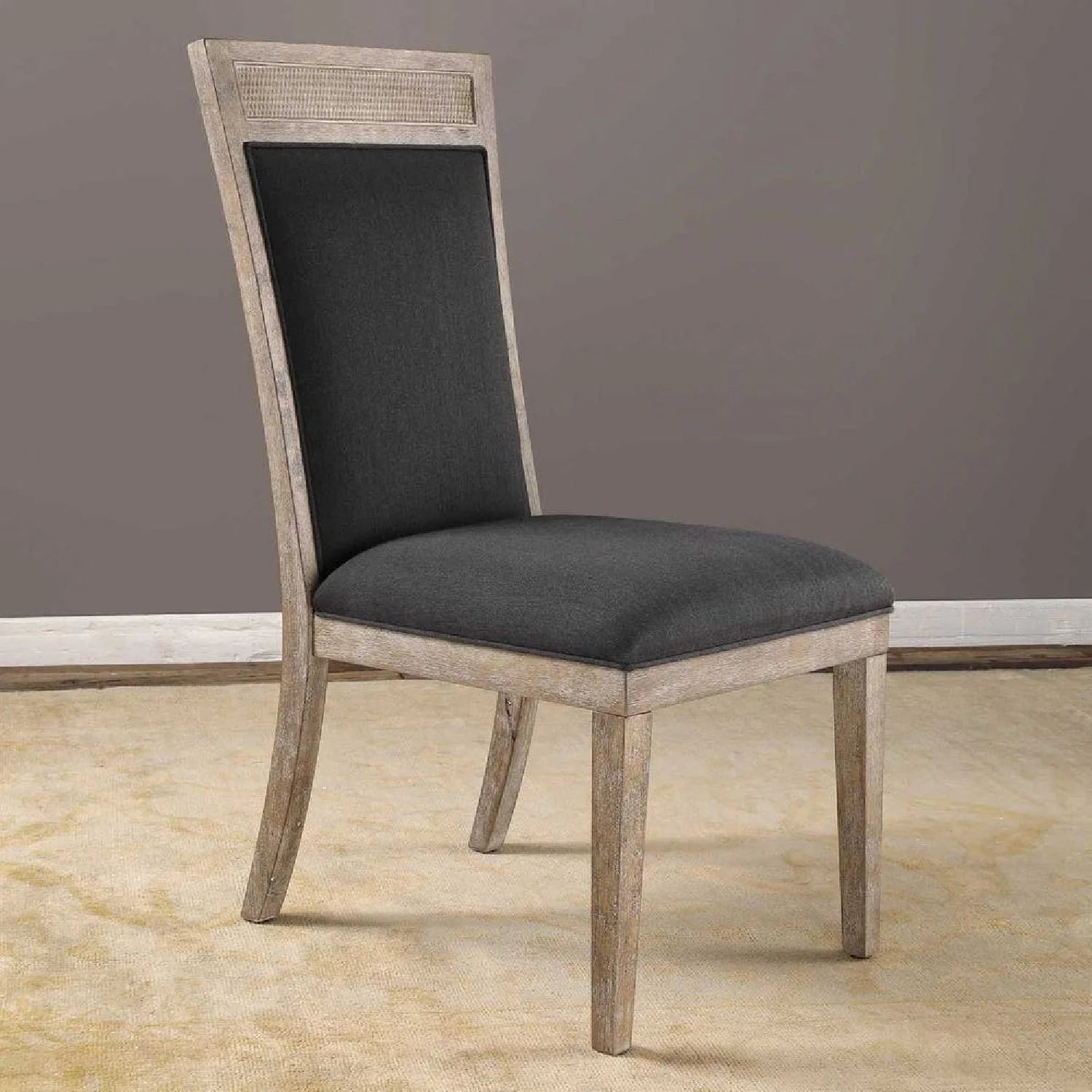 Luxury Upholstered Fabric Modern Dining Chair European Style for Villa