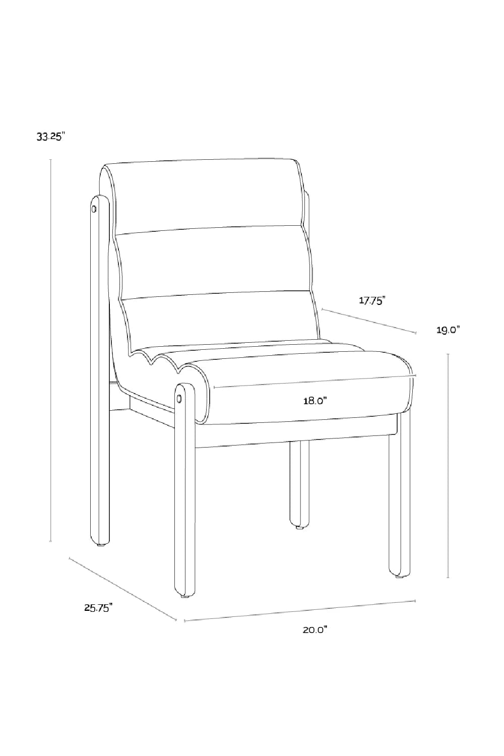 Luxury Upholstered Fabric Modern Dining Chair European Style for Villa