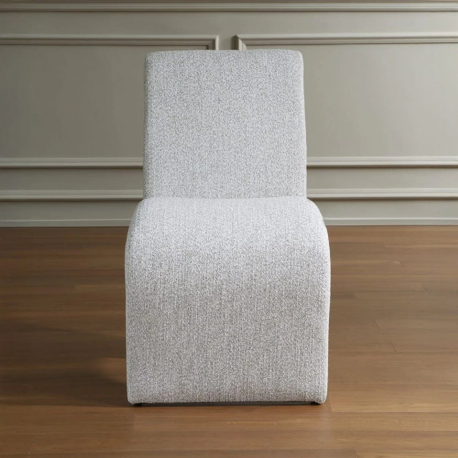 Luxury Upholstered Fabric Modern Dining Chair European Style for Villa