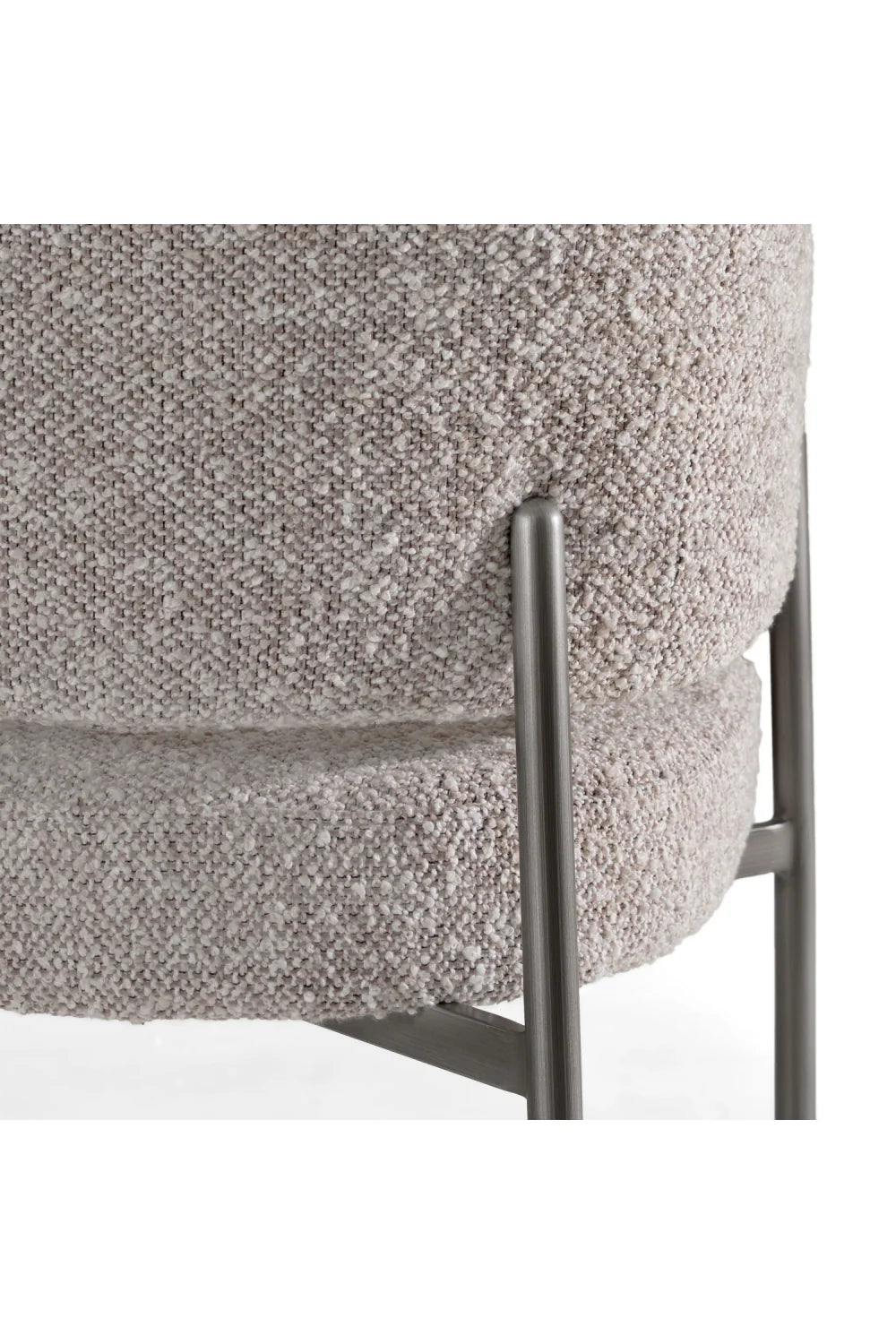 Luxury Upholstered Fabric Modern Dining Chair European Style for Villa
