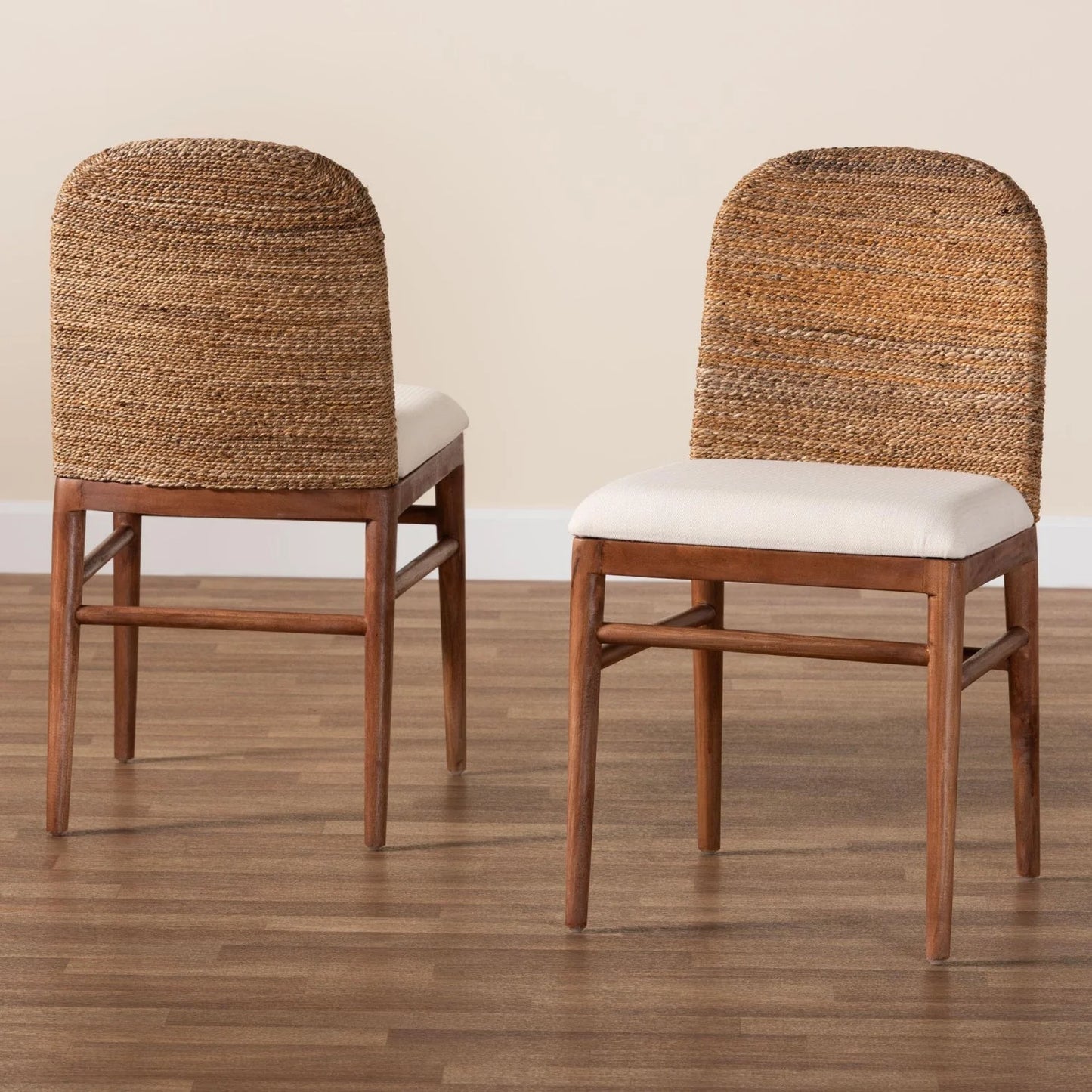 Luxury Upholstered Fabric Modern Dining Chair European Style for Villa