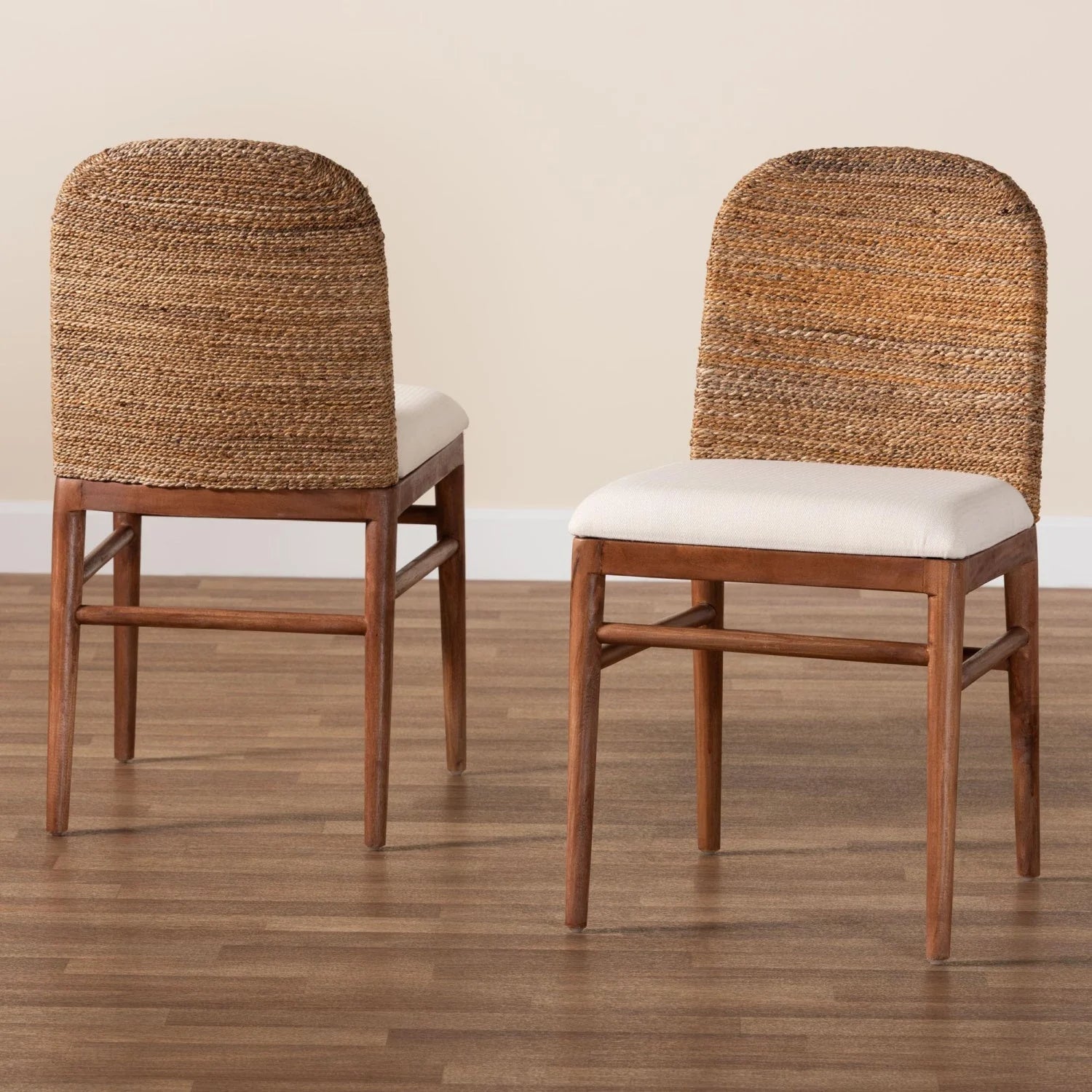 Luxury Upholstered Fabric Modern Dining Chair European Style for Villa