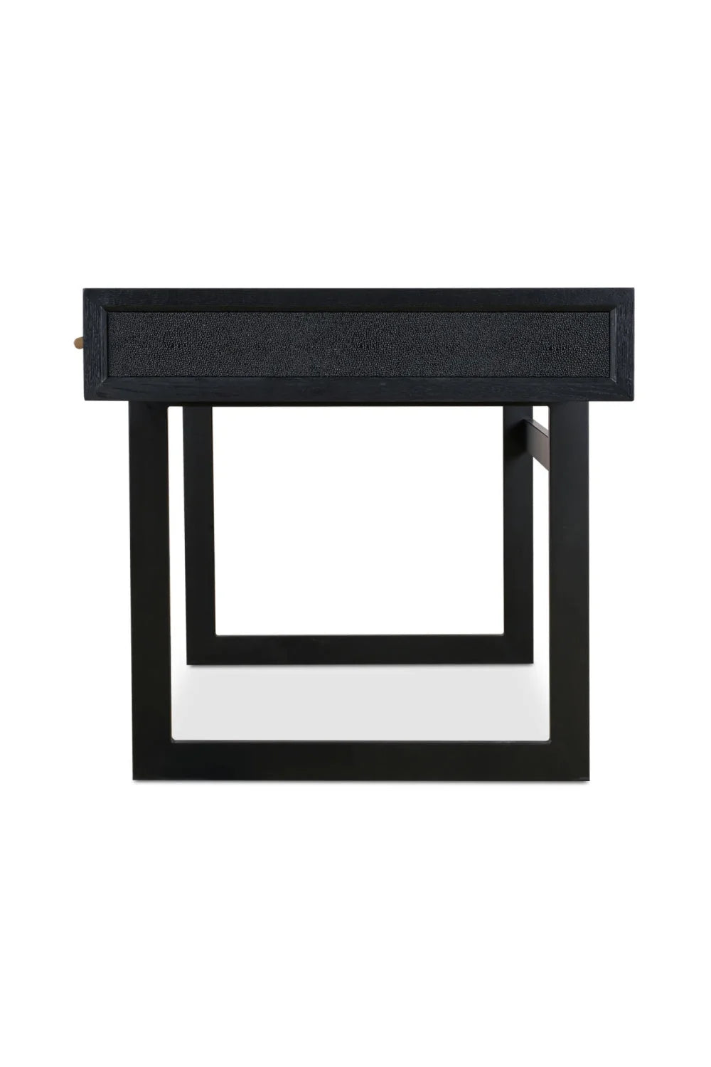 Luxury Upholstered Leather 3-Drawer Modern Desk European Style for Villa