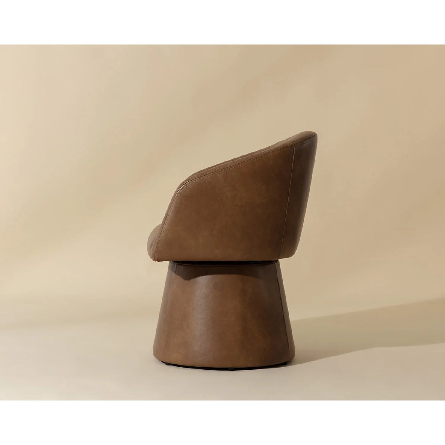 Luxury Upholstered Leather Modern Dining Armchair European Style for Villa