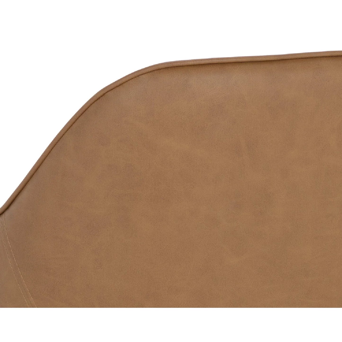 Luxury Upholstered Leather Modern Dining Armchair European Style for Villa