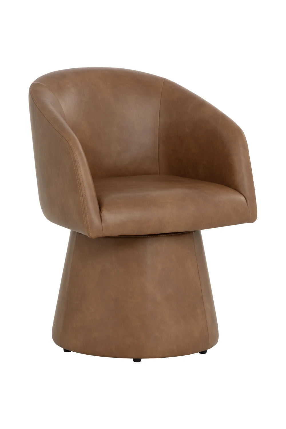 Luxury Upholstered Leather Modern Dining Armchair European Style for Villa