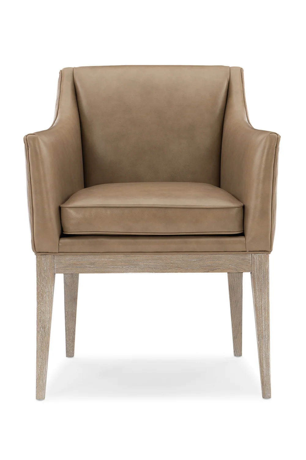 Luxury Upholstered Leather Modern Dining Armchair European Style for Villa