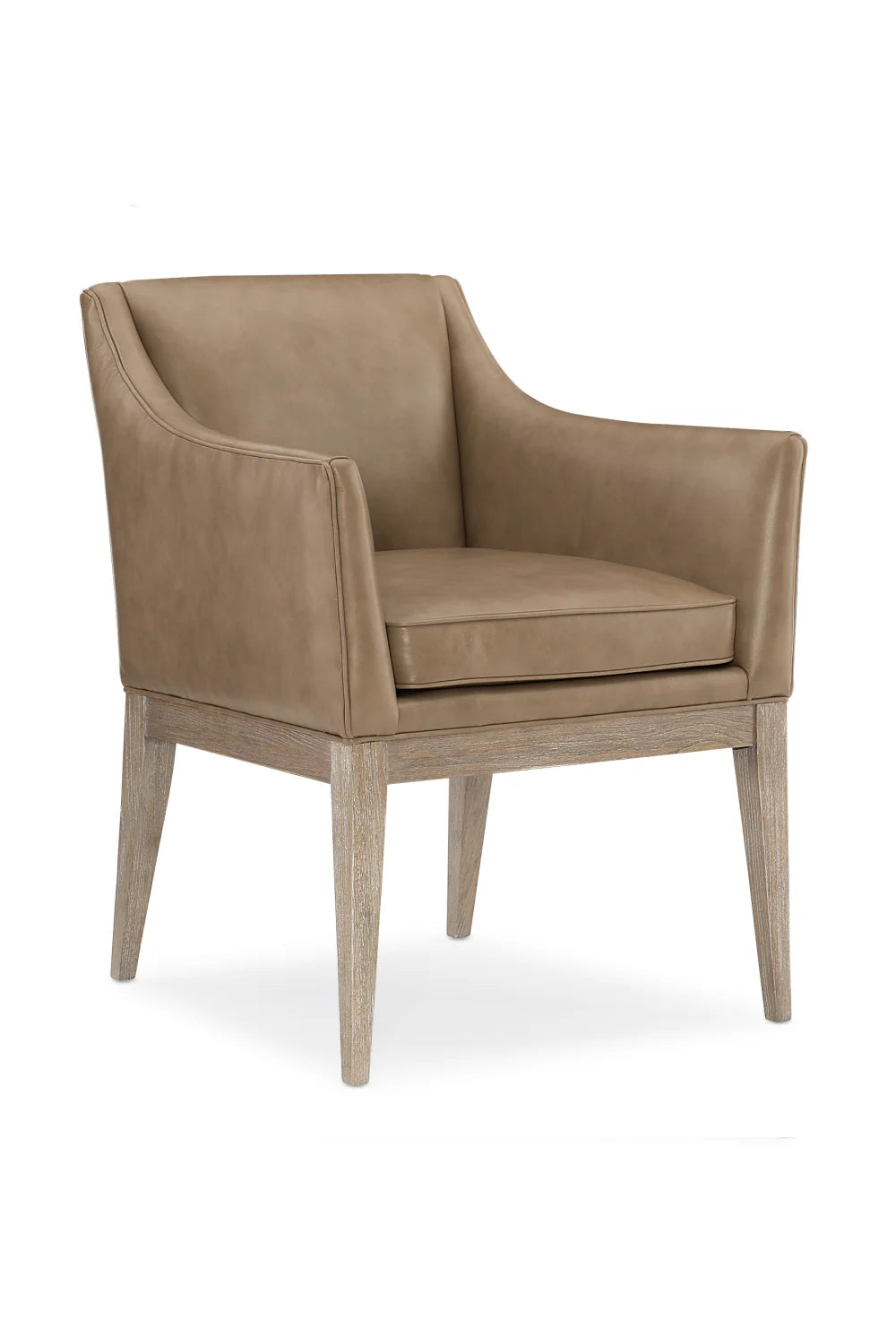Luxury Upholstered Leather Modern Dining Armchair European Style for Villa