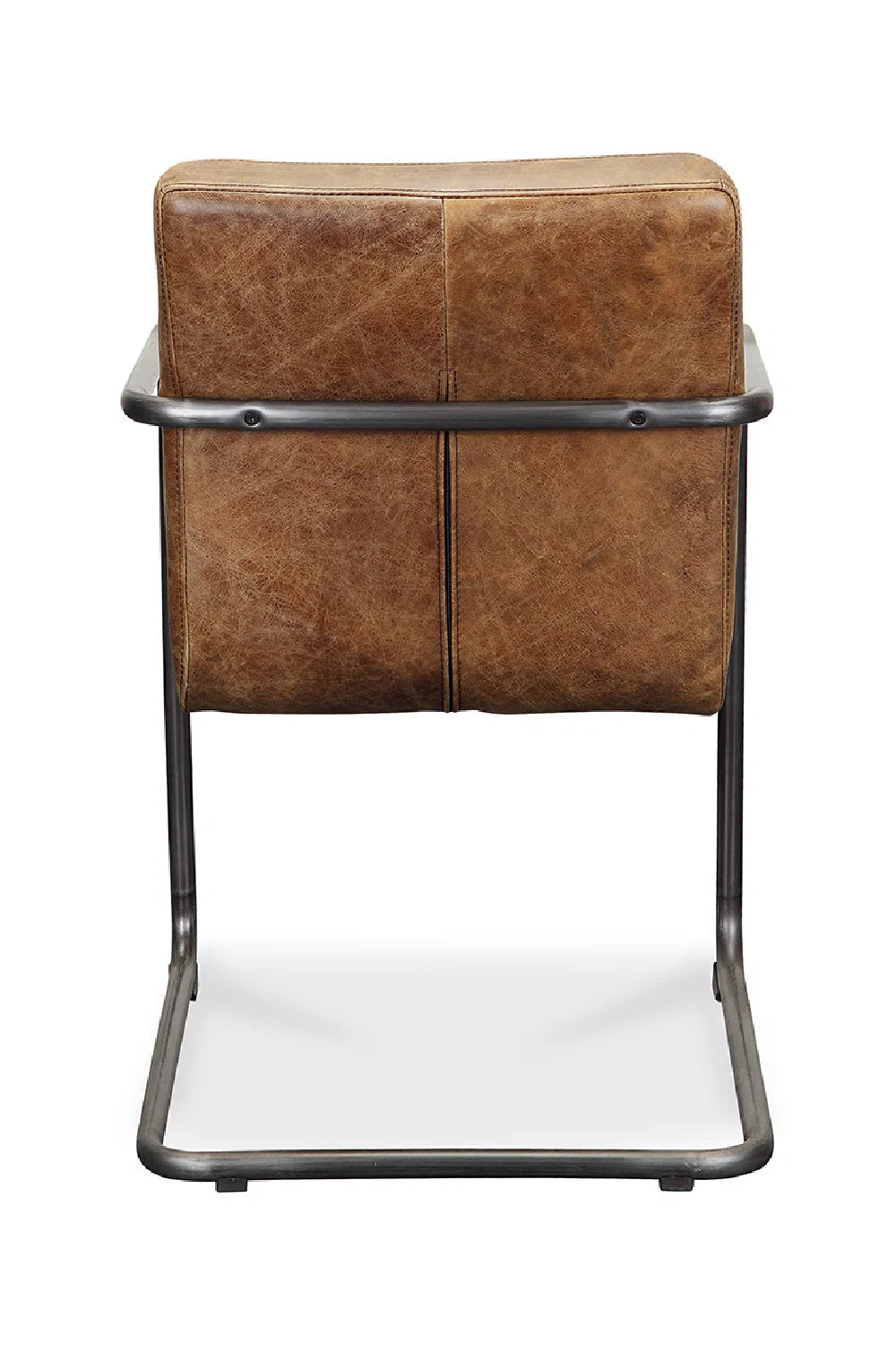 Luxury Upholstered Leather Modern Dining Armchair European Style for Villa