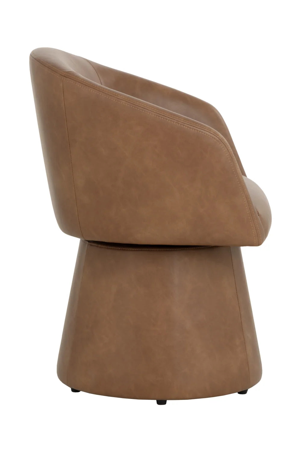 Luxury Upholstered Leather Modern Dining Armchair European Style for Villa