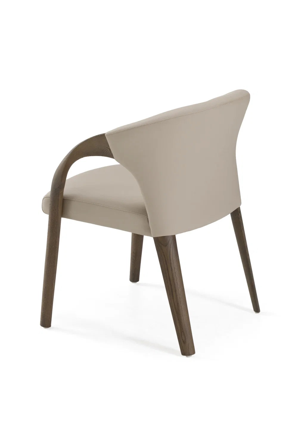 Luxury Upholstered Leather Modern Dining Armchair European Style for Villa