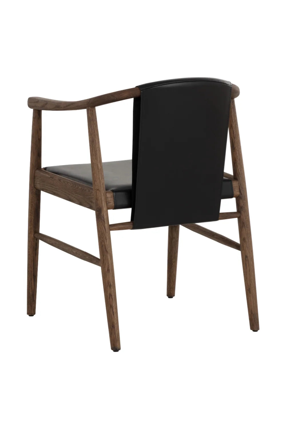 Luxury Upholstered Leather Modern Dining Armchair European Style for Villa