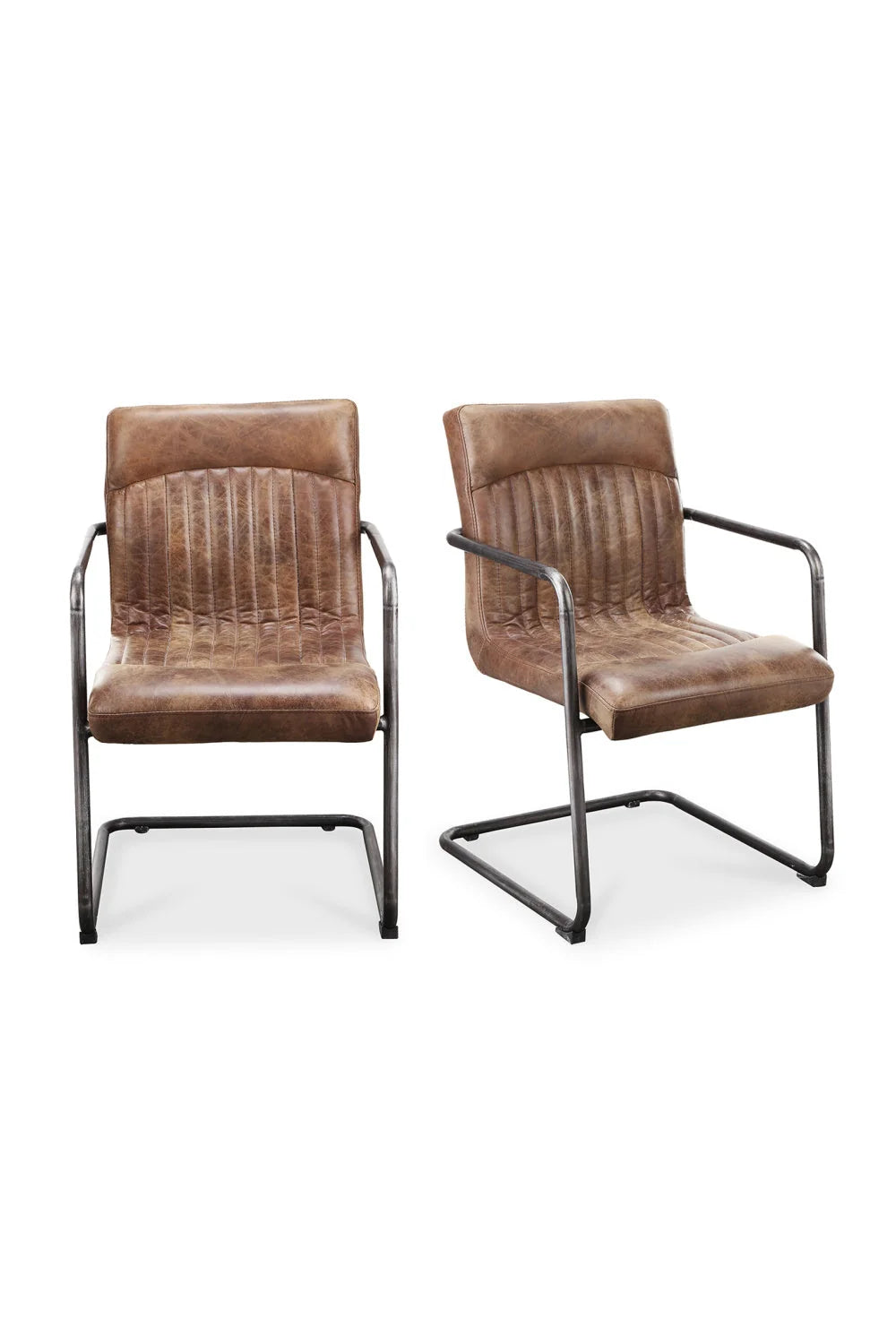 Luxury Upholstered Leather Modern Dining Armchair European Style for Villa