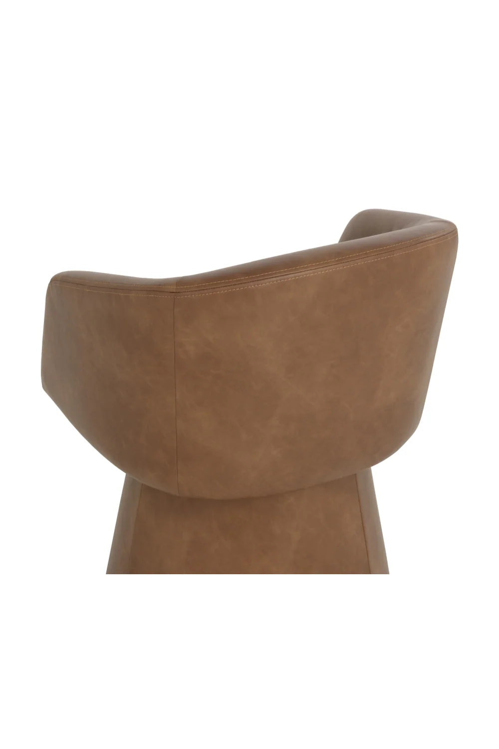 Luxury Upholstered Leather Modern Dining Armchair European Style for Villa