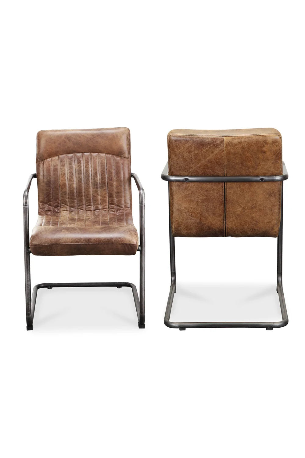 Luxury Upholstered Leather Modern Dining Armchair European Style for Villa