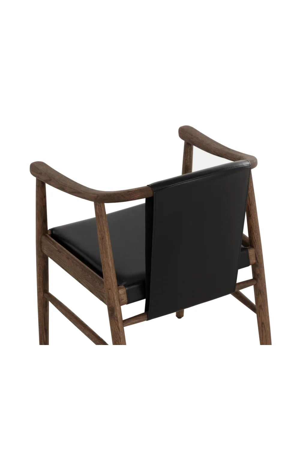 Luxury Upholstered Leather Modern Dining Armchair European Style for Villa