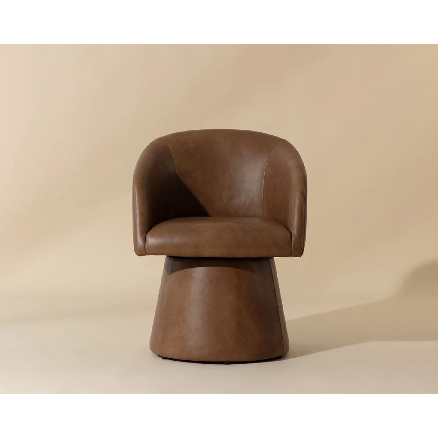 Luxury Upholstered Leather Modern Dining Armchair European Style for Villa