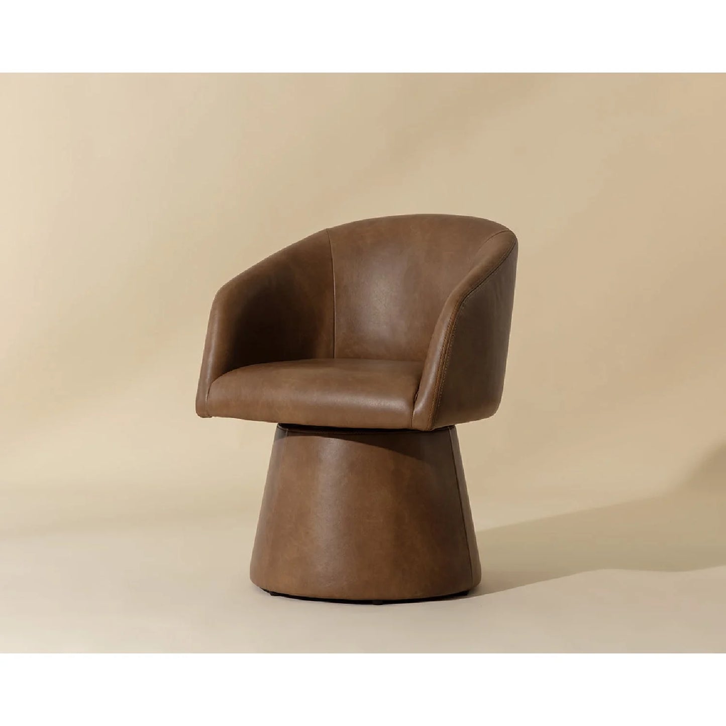 Luxury Upholstered Leather Modern Dining Armchair European Style for Villa