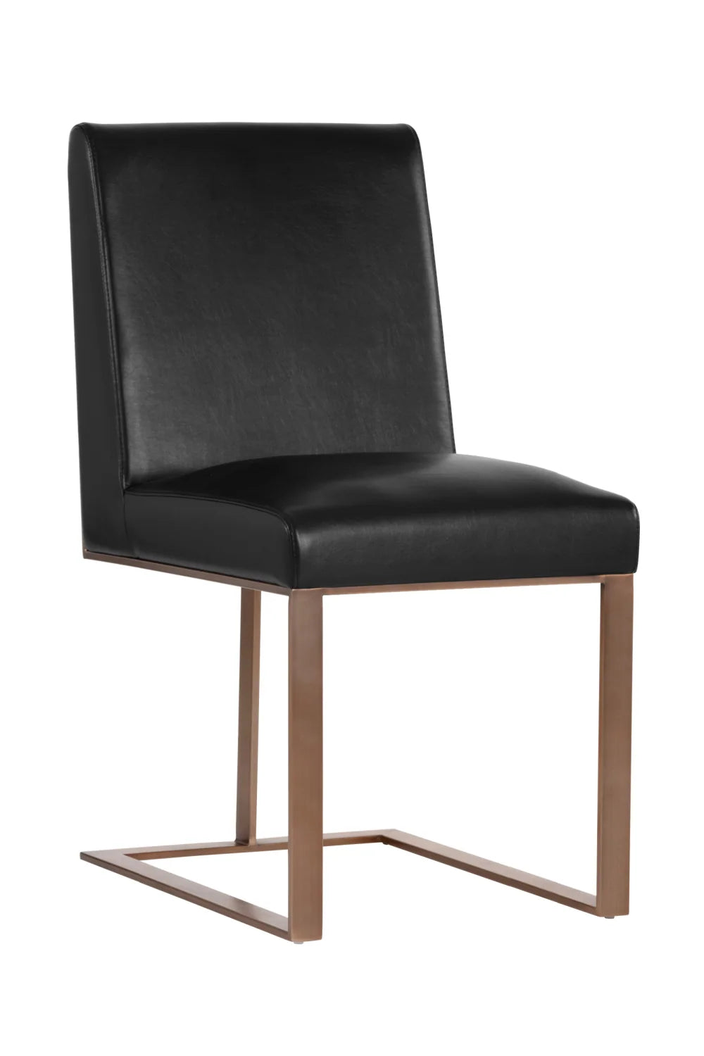 Luxury Upholstered Leather Modern Dining Chair European Style for Villa