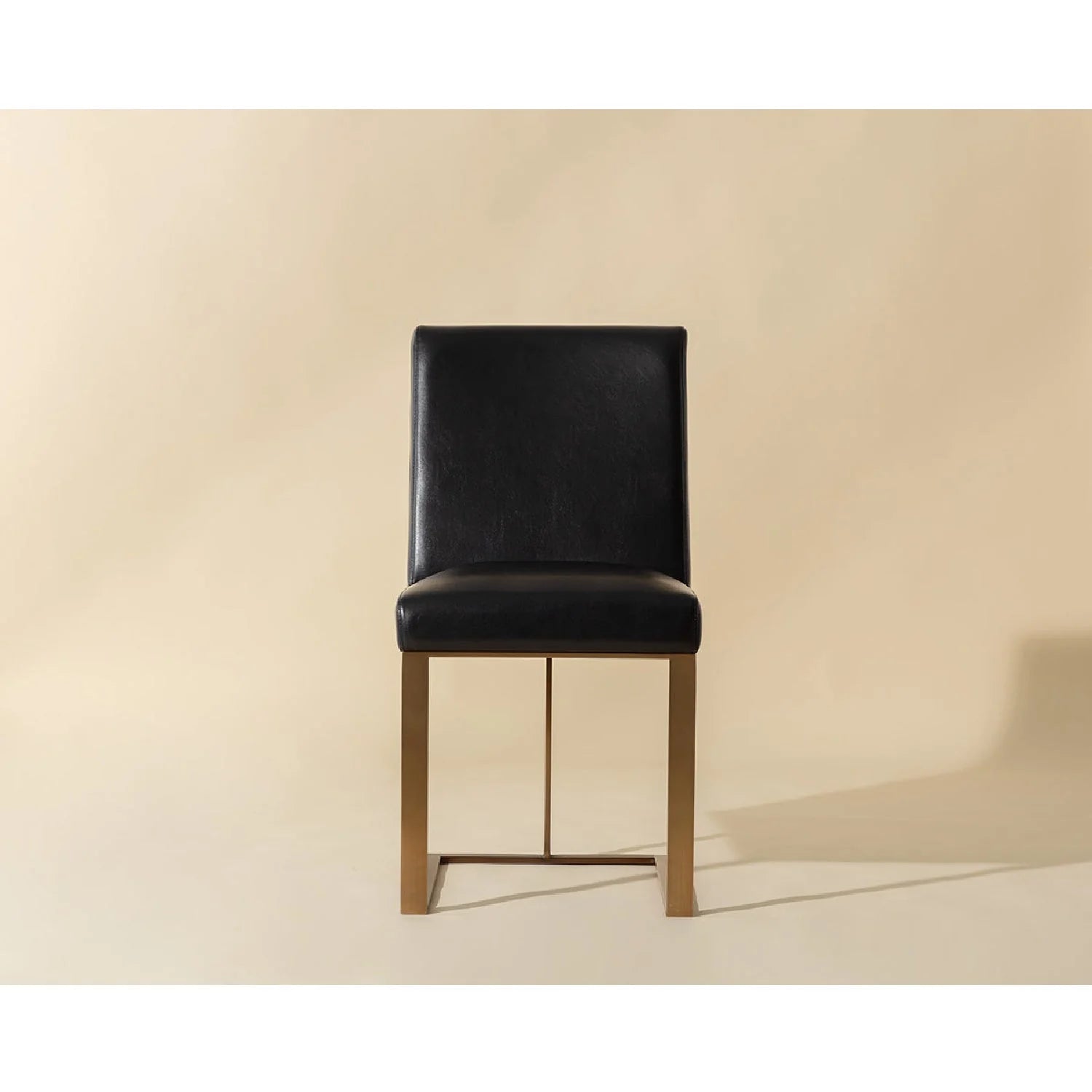 Luxury Upholstered Leather Modern Dining Chair European Style for Villa