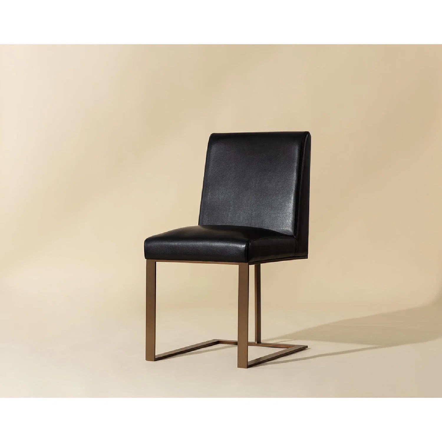 Luxury Upholstered Leather Modern Dining Chair European Style for Villa