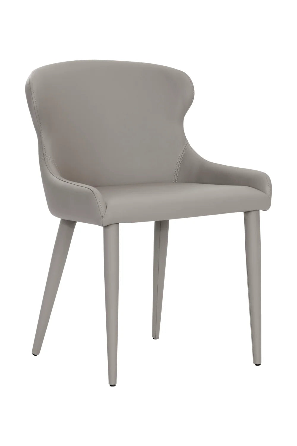 Luxury Upholstered Leather Modern Dining Chair European Style for Villa