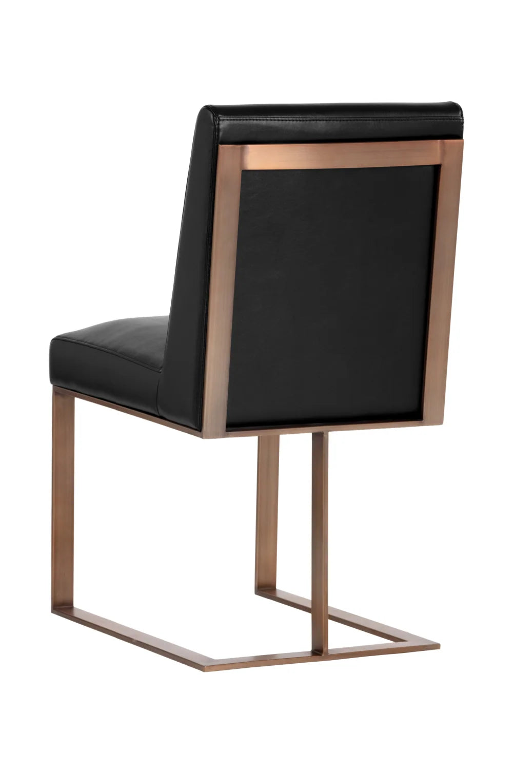 Luxury Upholstered Leather Modern Dining Chair European Style for Villa