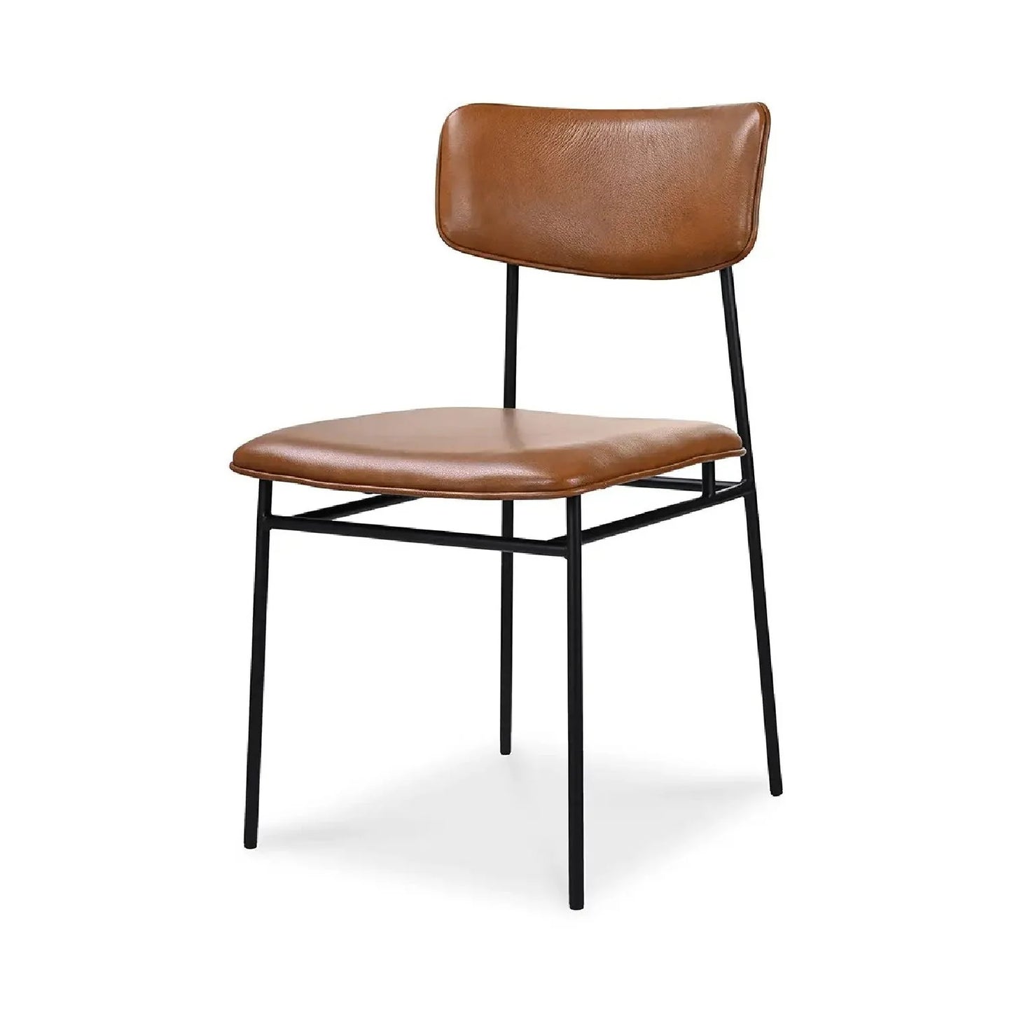 Luxury Upholstered Leather Modern Dining Chair European Style for Villa