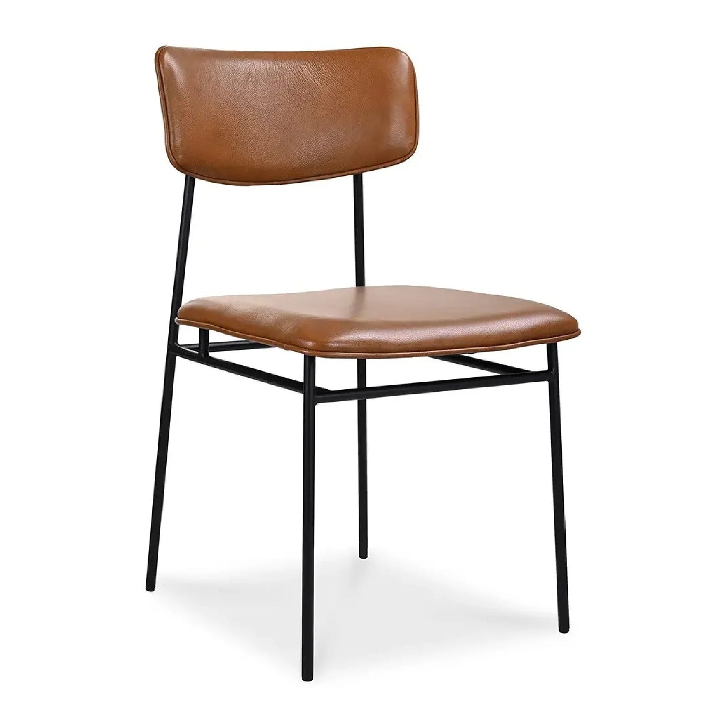 Luxury Upholstered Leather Modern Dining Chair European Style for Villa