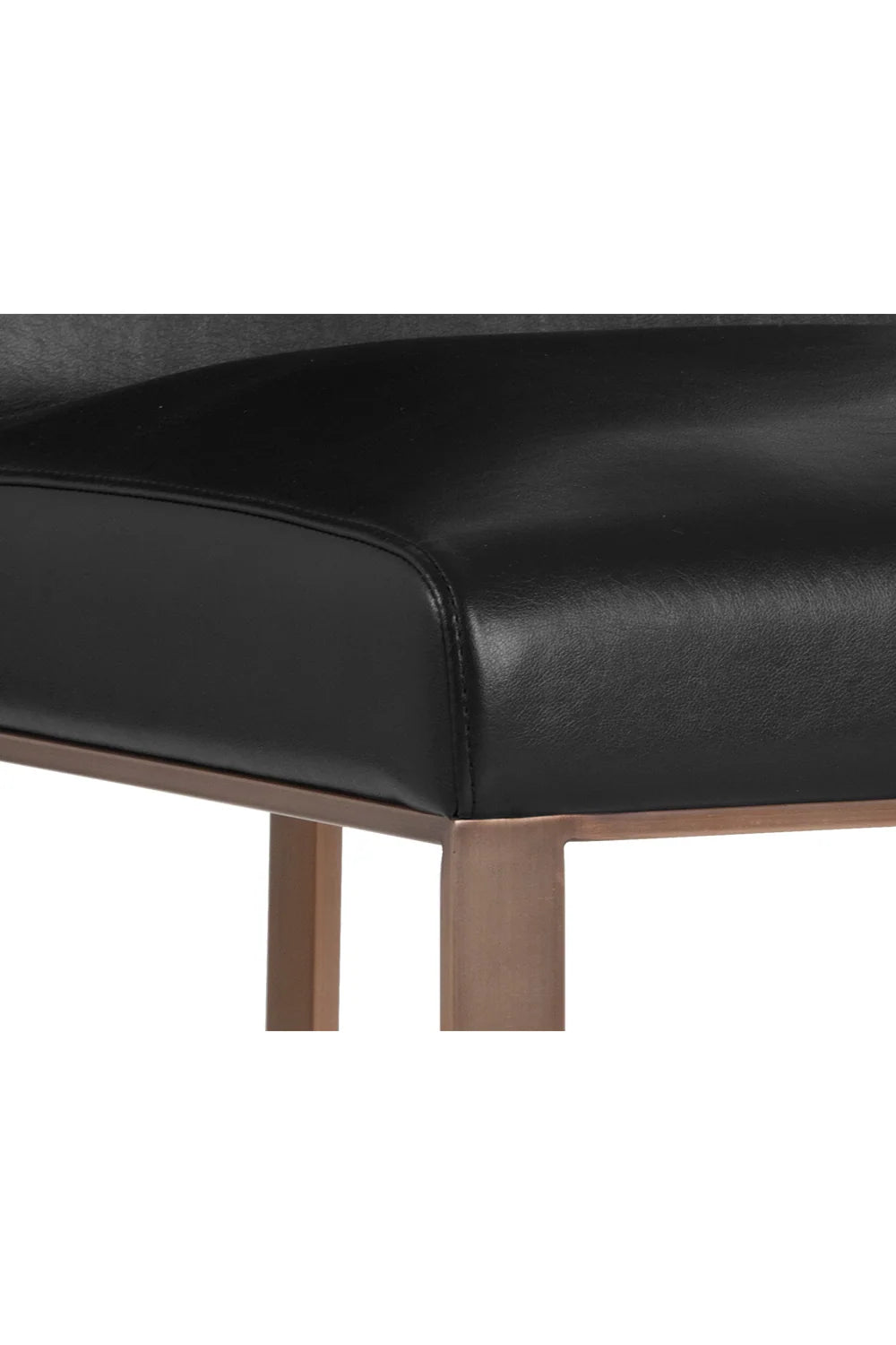 Luxury Upholstered Leather Modern Dining Chair European Style for Villa
