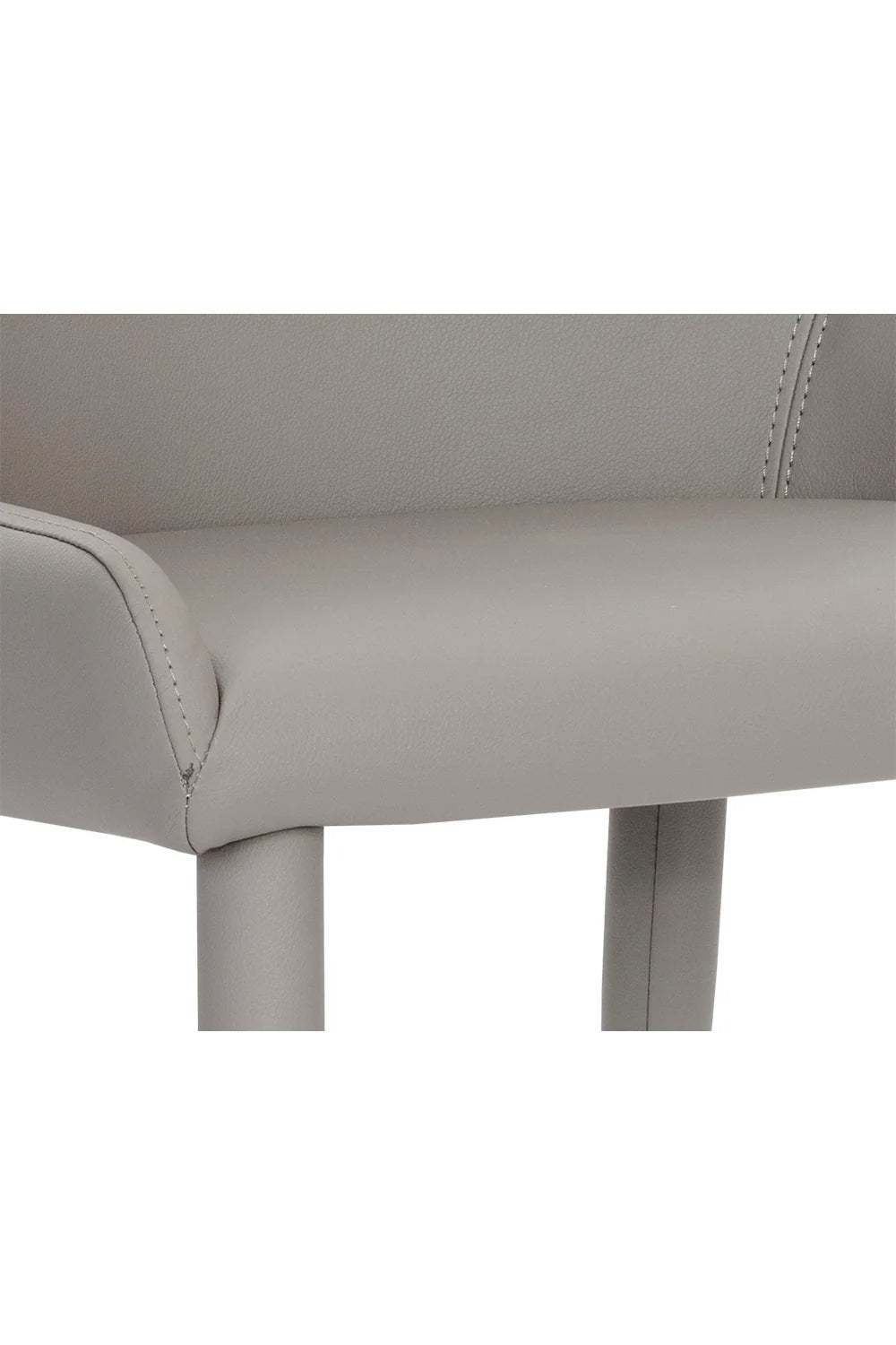 Luxury Upholstered Leather Modern Dining Chair European Style for Villa