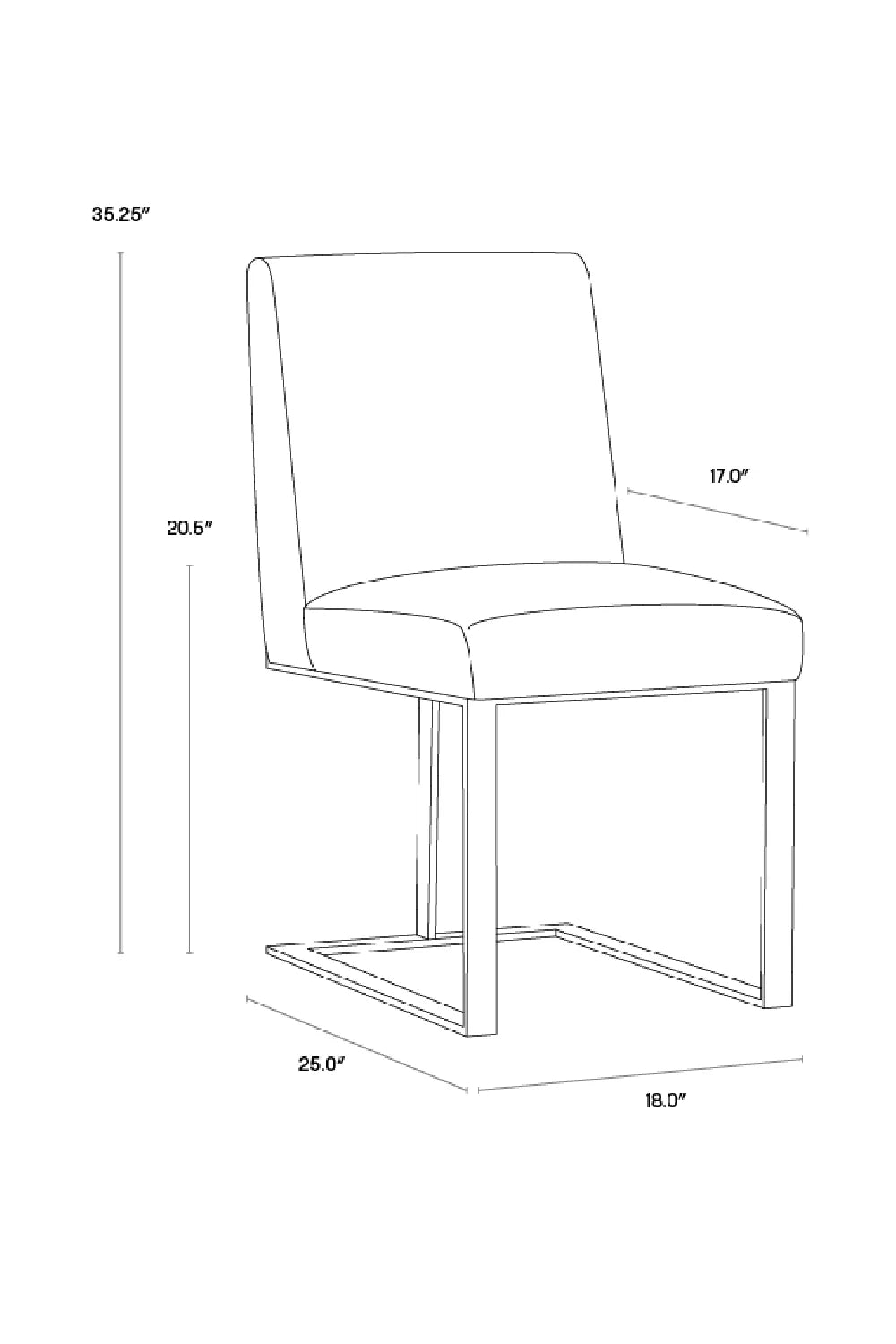 Luxury Upholstered Leather Modern Dining Chair European Style for Villa