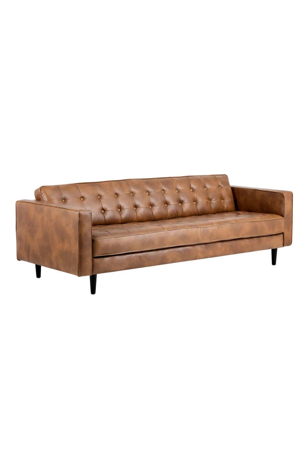Luxury Upholstered Leather Sofa Modern Italian Style for Villa