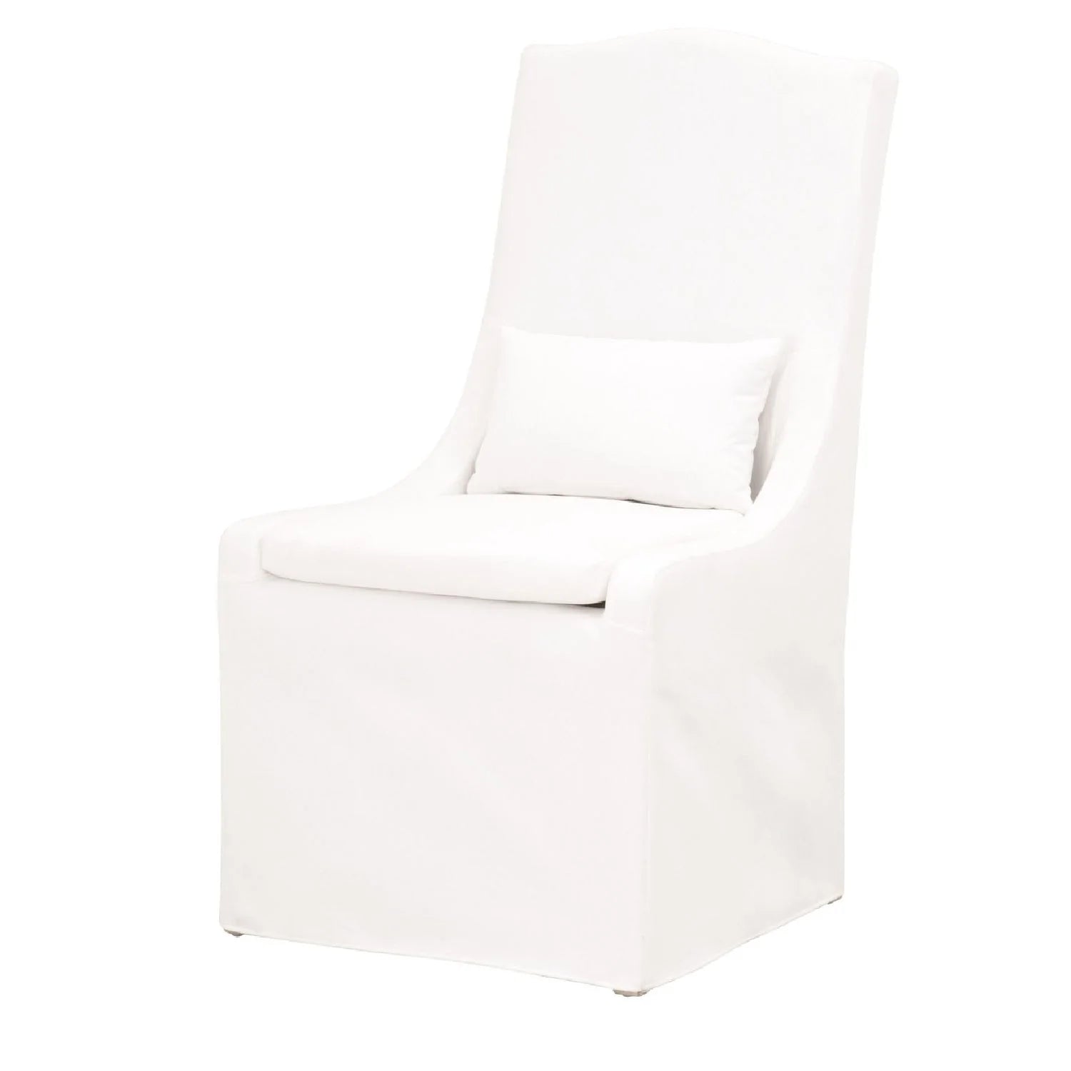 Luxury Upholstered Linen Modern Dining Chair European Style for Villa