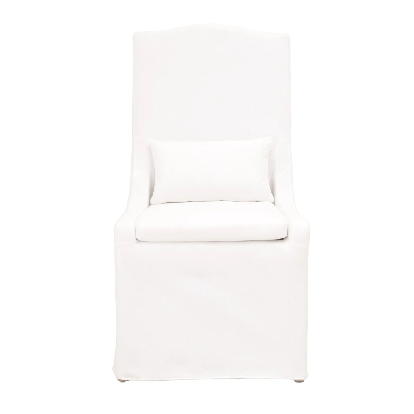 Luxury Upholstered Linen Modern Dining Chair European Style for Villa