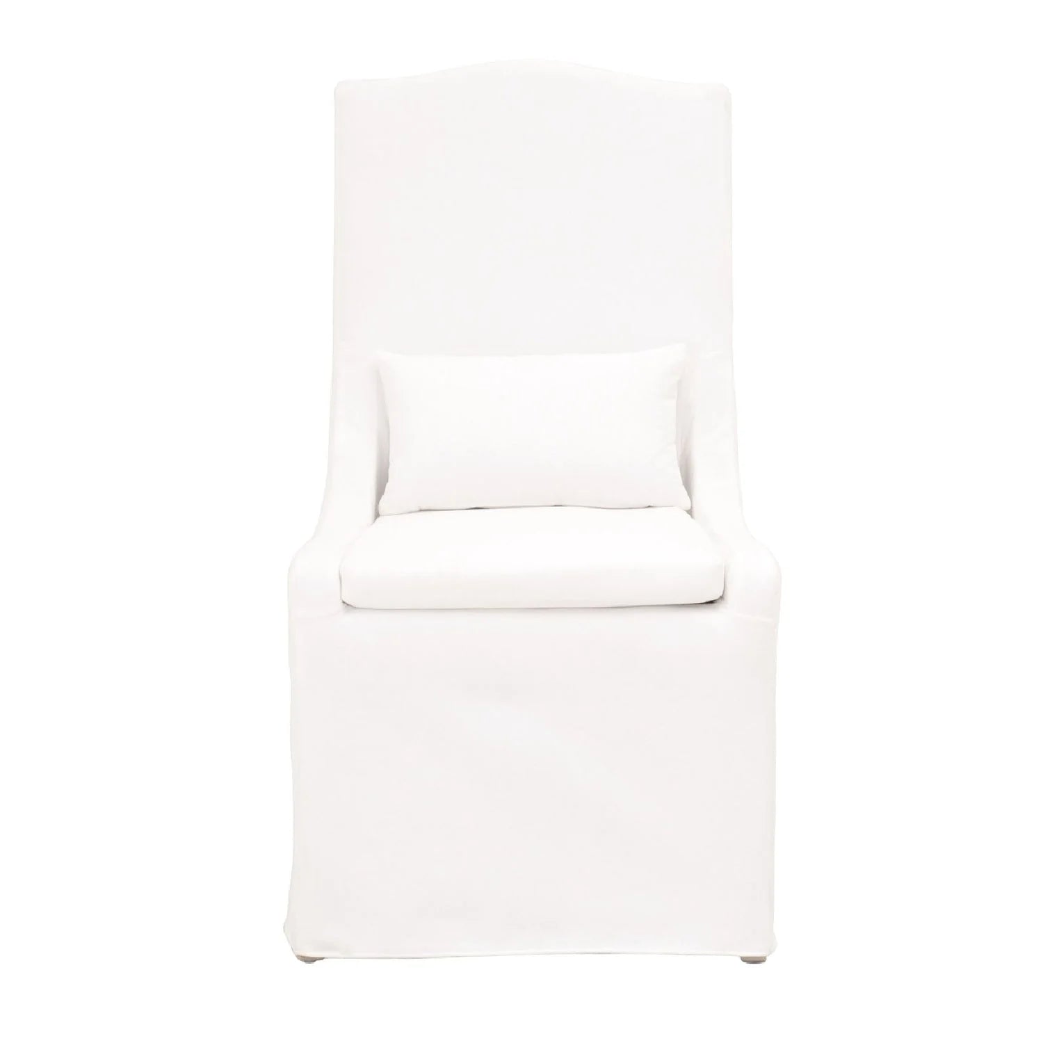 Luxury Upholstered Linen Modern Dining Chair European Style for Villa