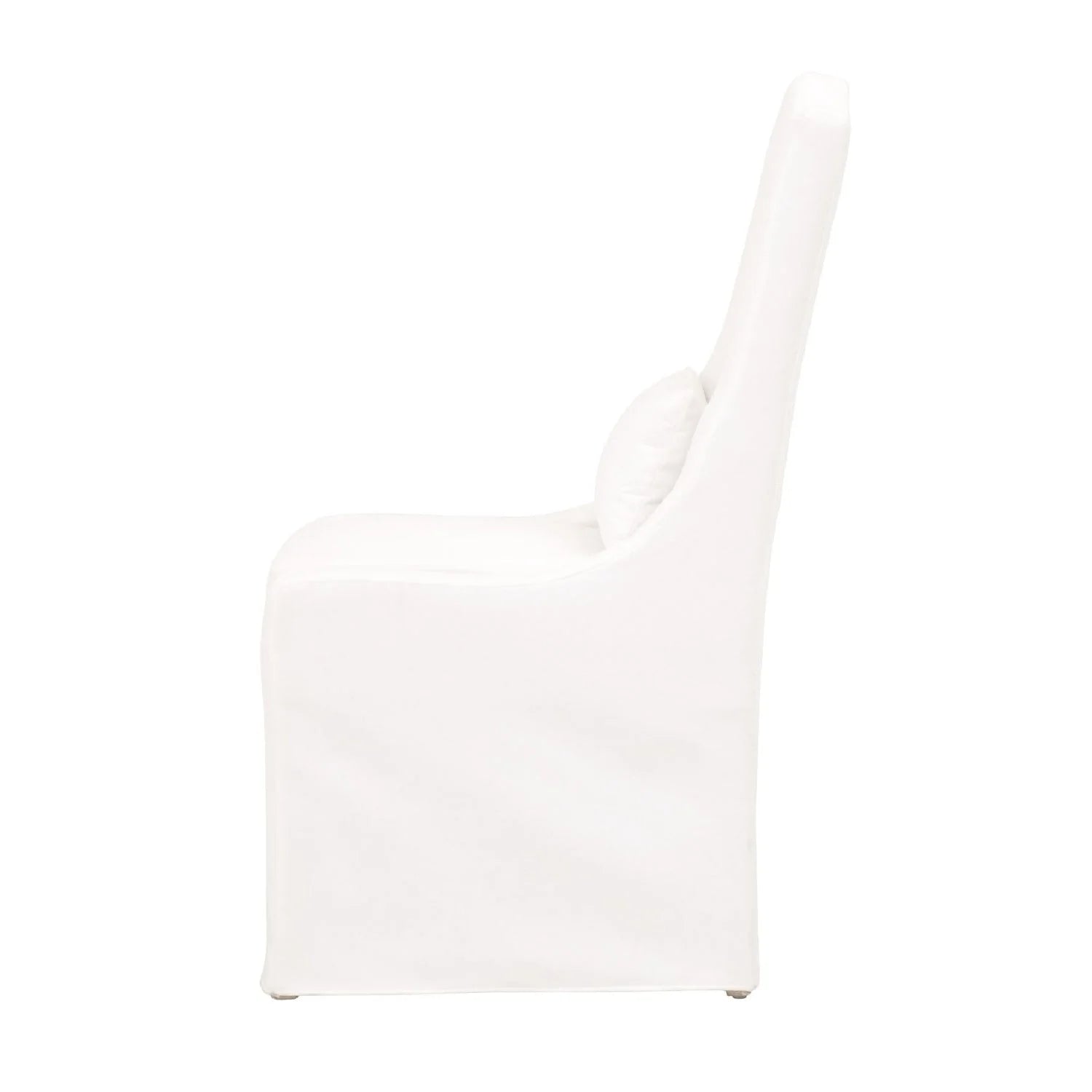 Luxury Upholstered Linen Modern Dining Chair European Style for Villa