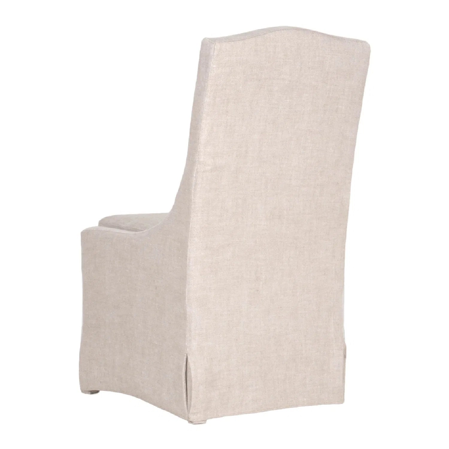 Luxury Upholstered Linen Modern Dining Chair European Style for Villa