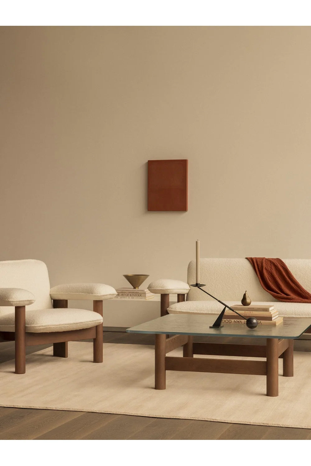 Luxury Upholstered Lounge Armchair European Style for Villa