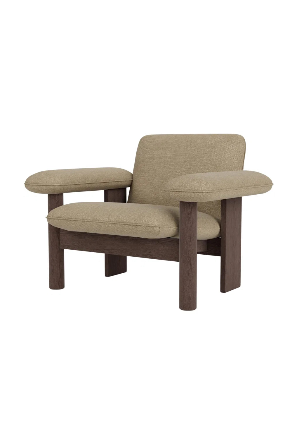 Luxury Upholstered Lounge Armchair European Style for Villa